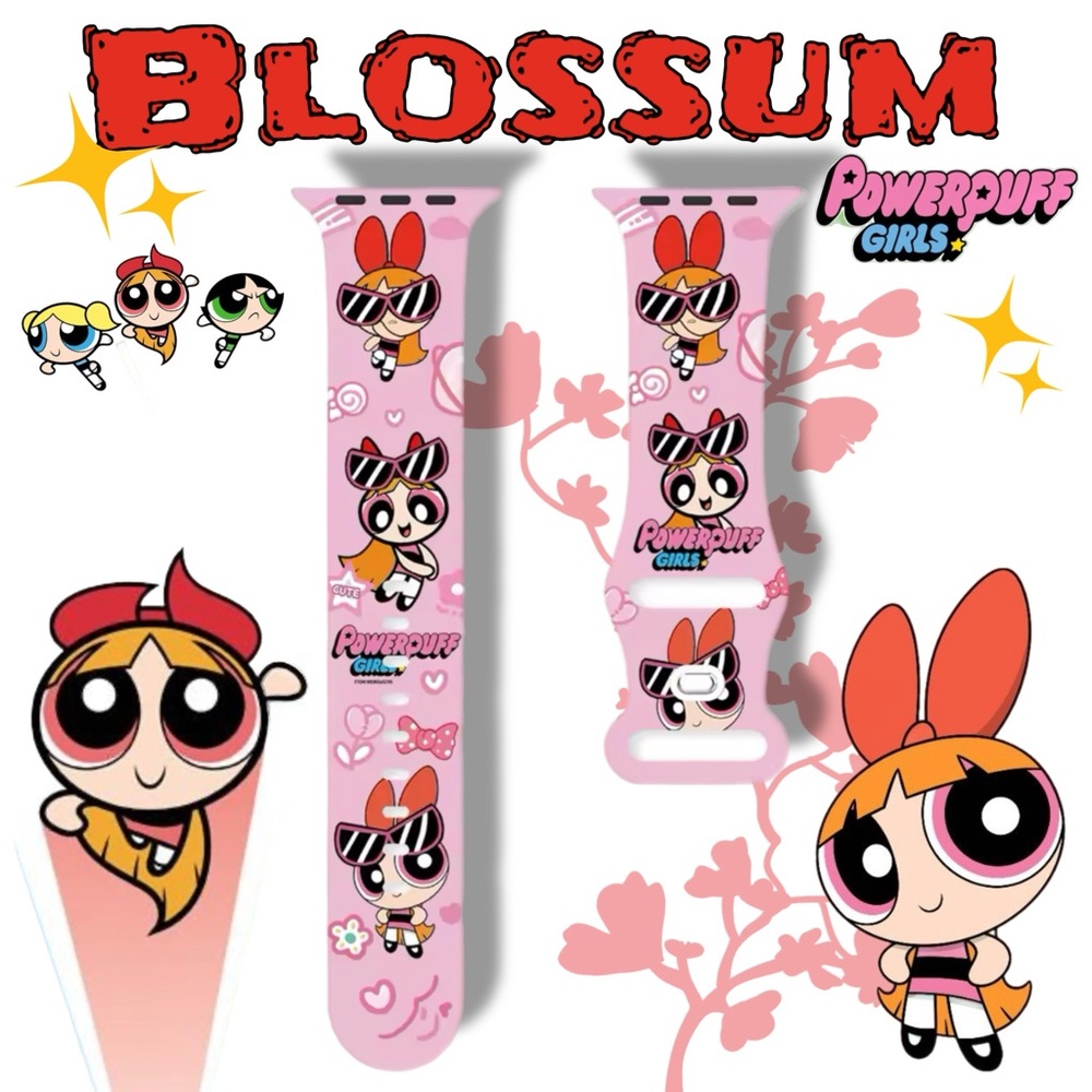 Blossom Cartoon Watch Band for Apple Watch